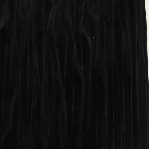 SheIn Womens Black  Polyester A-Line Skirt Size 4XL