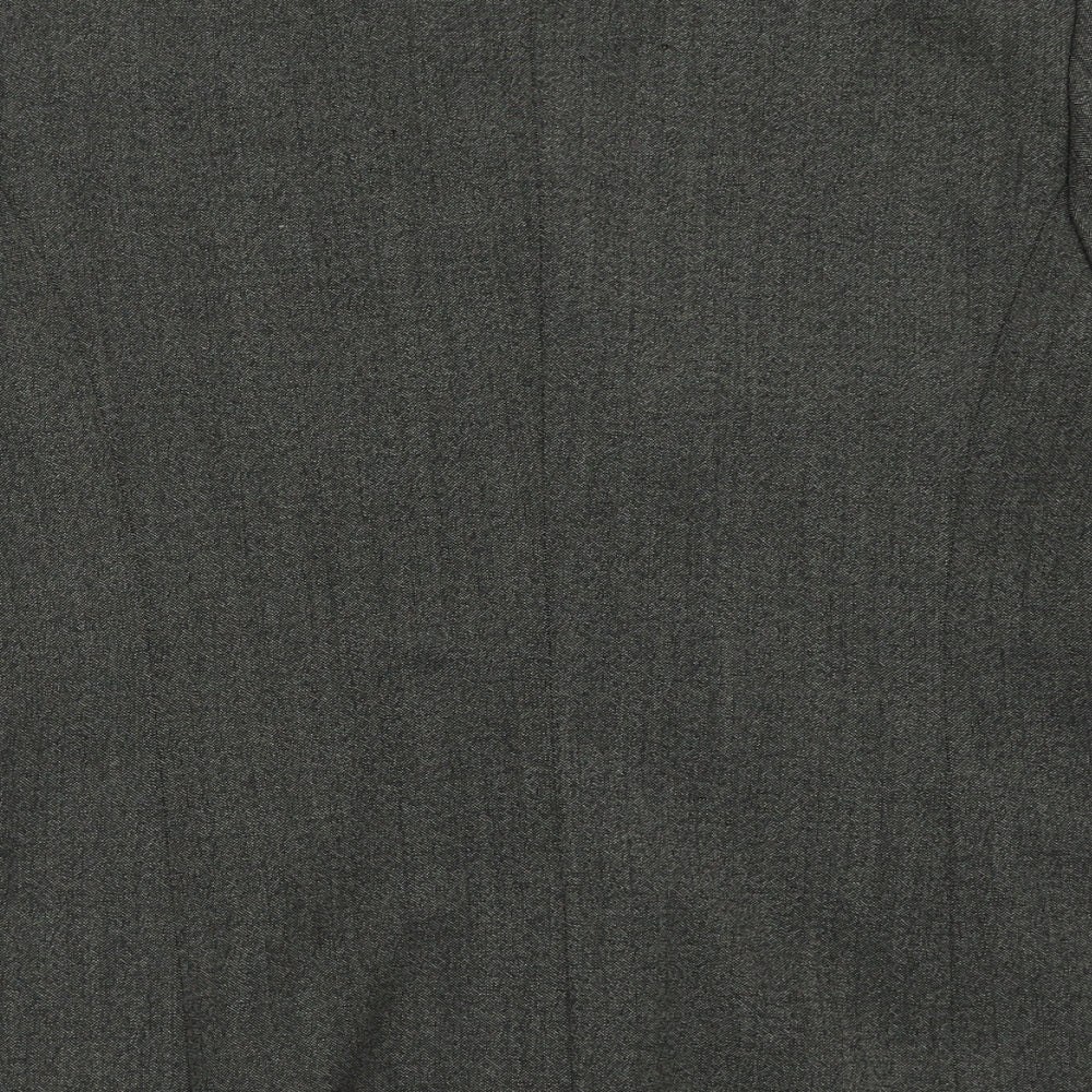 Your 6th Sense Womens Grey  Polyester Jacket Suit Jacket Size 14