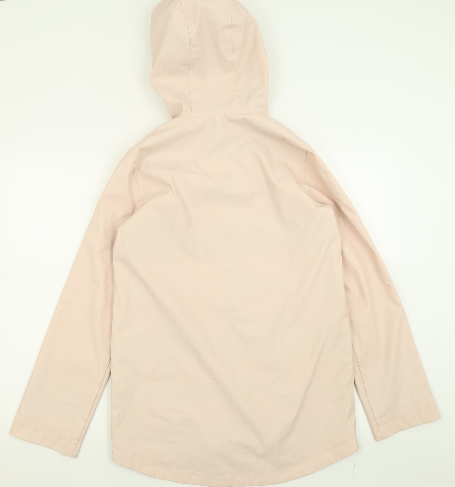 Topshop Womens Pink   Rain Coat Coat Size 8  Zip
