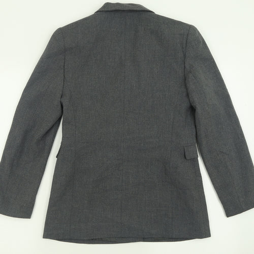 Debenhams Womens Grey   Jacket Blazer Size 8  Button