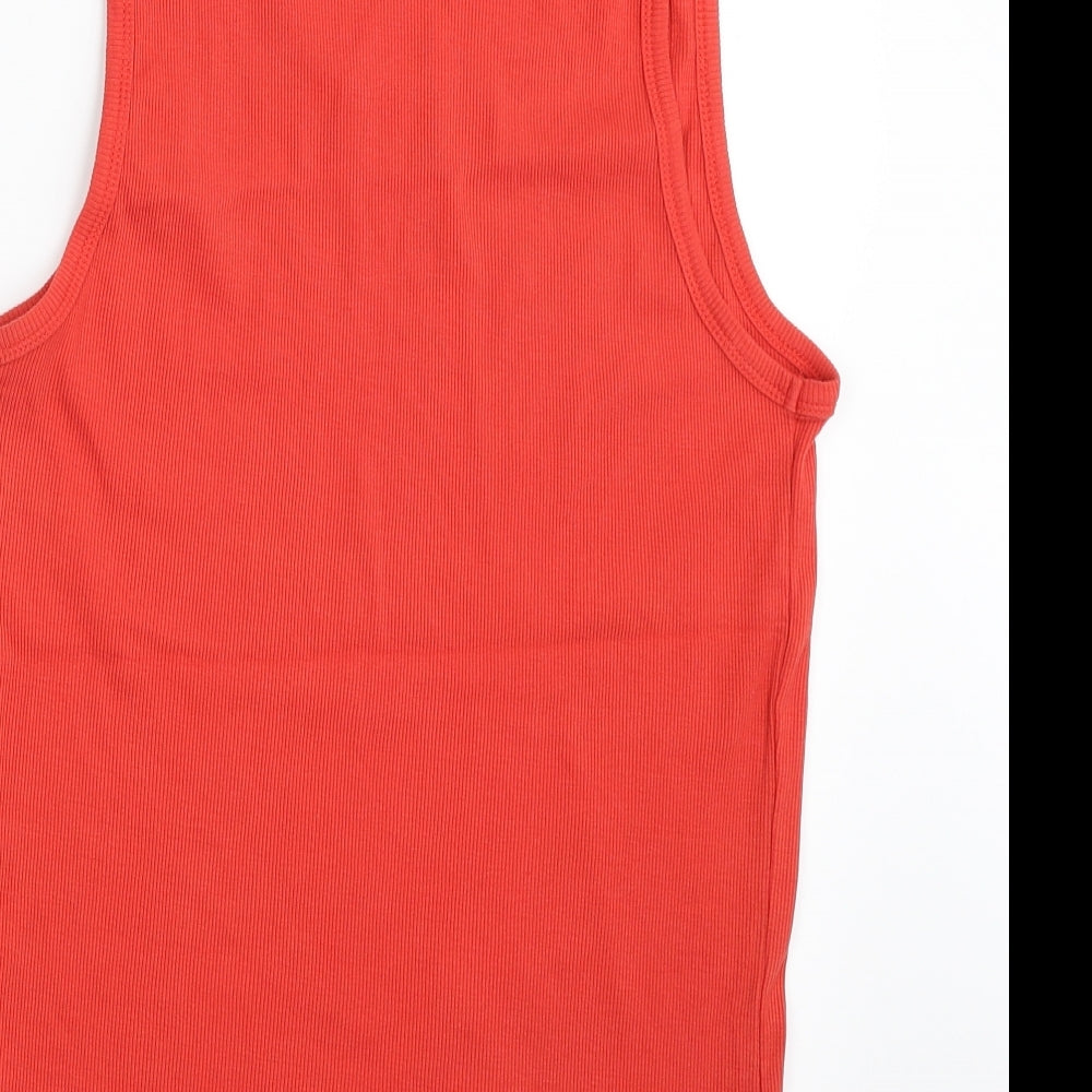 Peacocks Mens Red  Polyester Vest Sweatshirt Size L