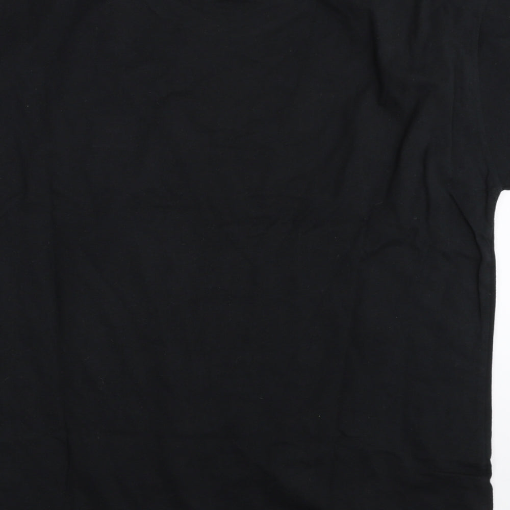 Carlisle  Mens Black  Cotton  T-Shirt Size XL Crew Neck