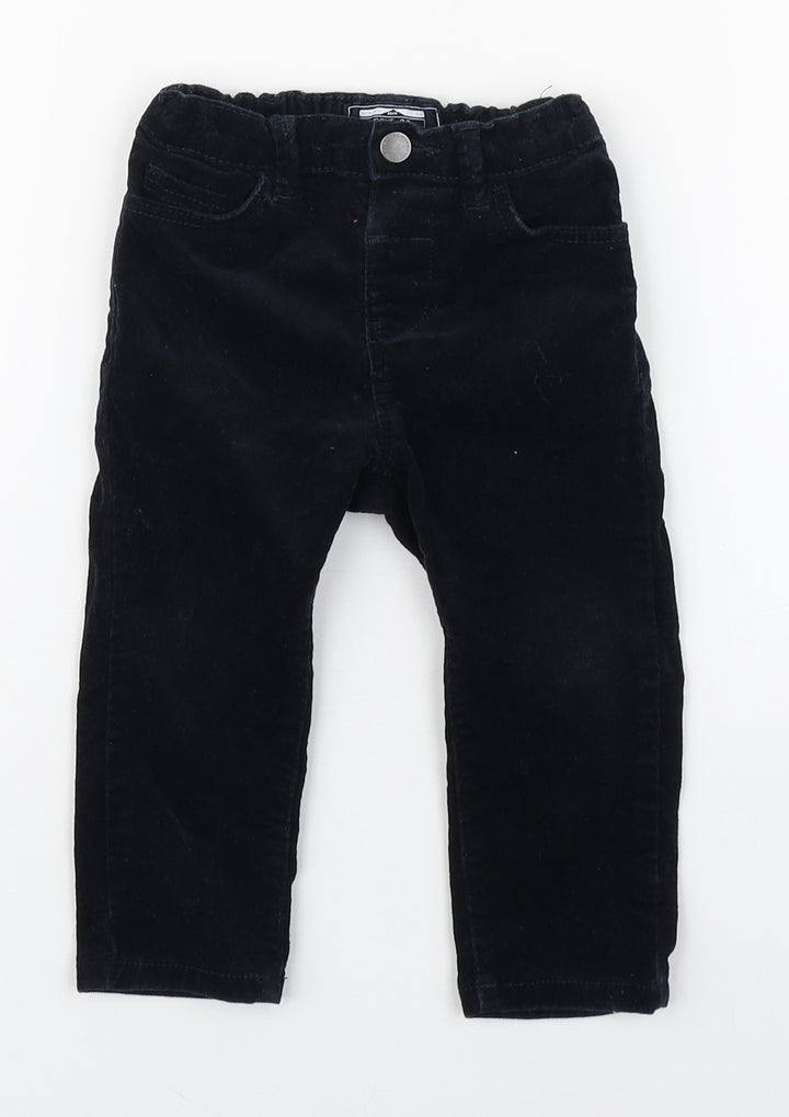 NEXT Boys Blue  Cotton Jogger Trousers Size 12-18 Months