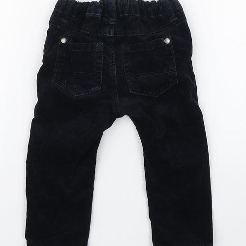 NEXT Boys Blue  Cotton Jogger Trousers Size 12-18 Months