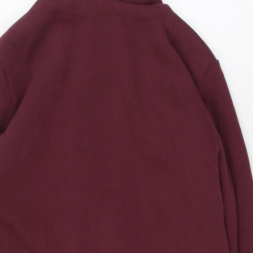 Dunnes Stores Mens Red  Cotton Full Zip Hoodie Size XL