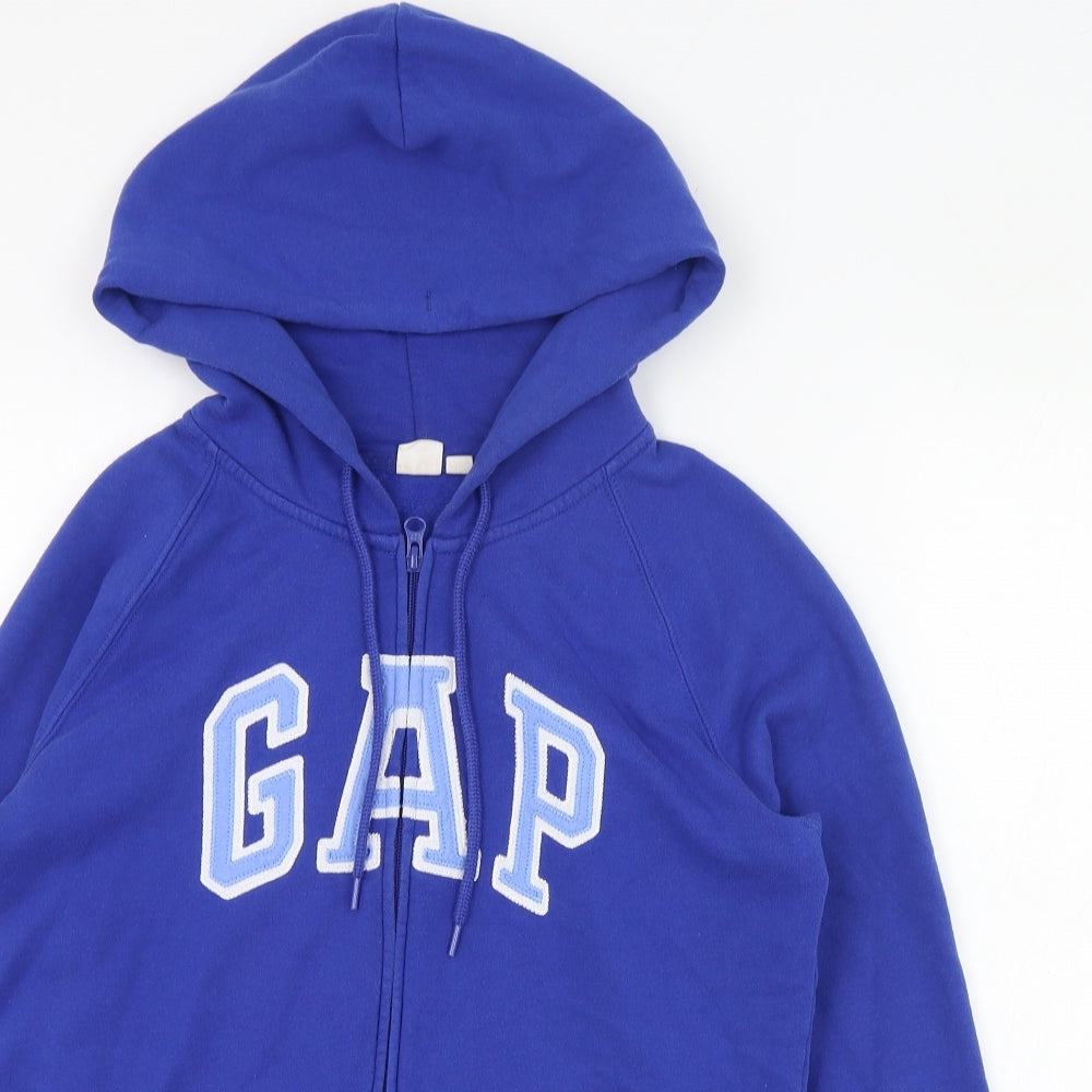 Gap Mens Blue  Cotton Full Zip Hoodie Size M