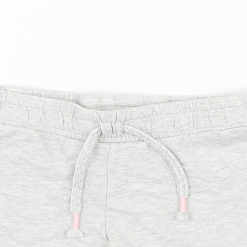F&F Girls Grey Camouflage Cotton Hot Pants Shorts Size 10-11 Years  Regular