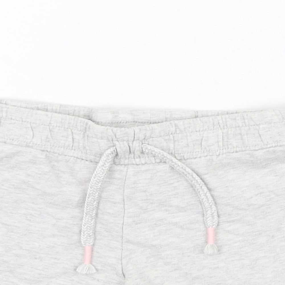 F&F Girls Grey Camouflage Cotton Hot Pants Shorts Size 10-11 Years  Regular