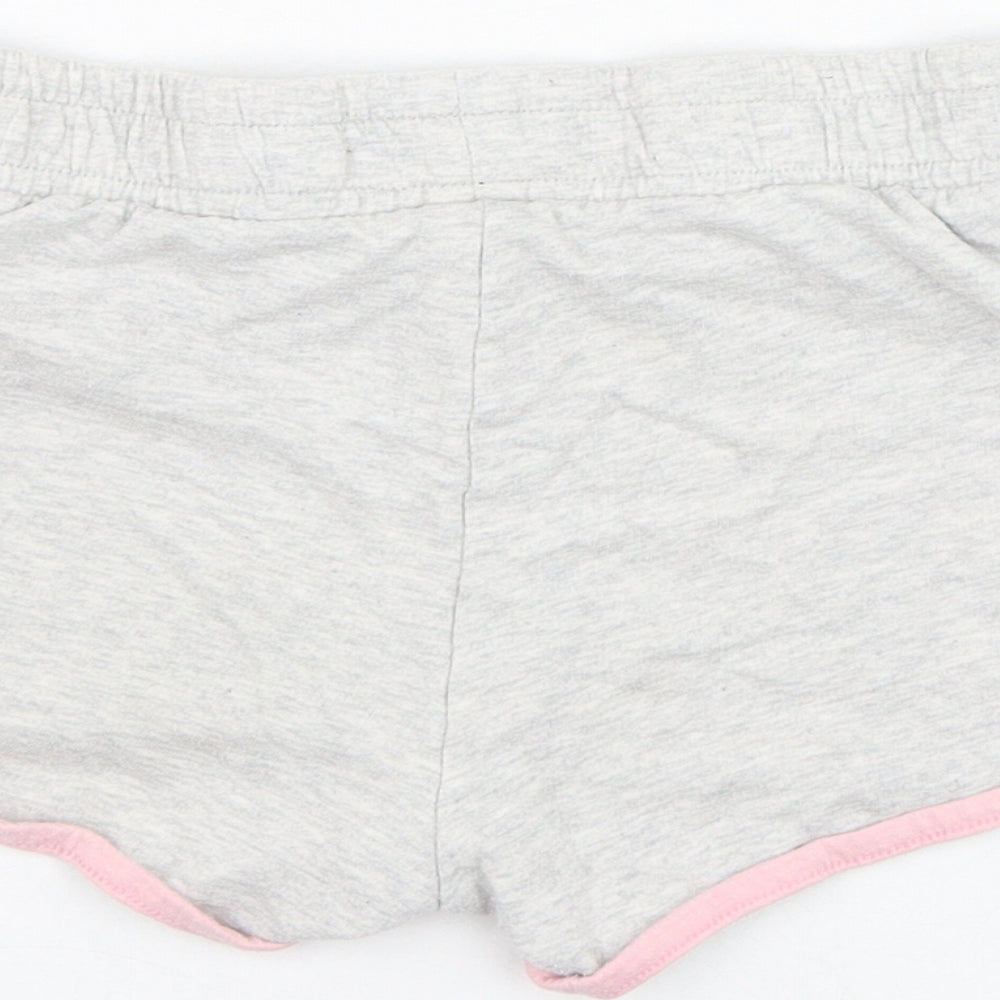 F&F Girls Grey Camouflage Cotton Hot Pants Shorts Size 10-11 Years  Regular