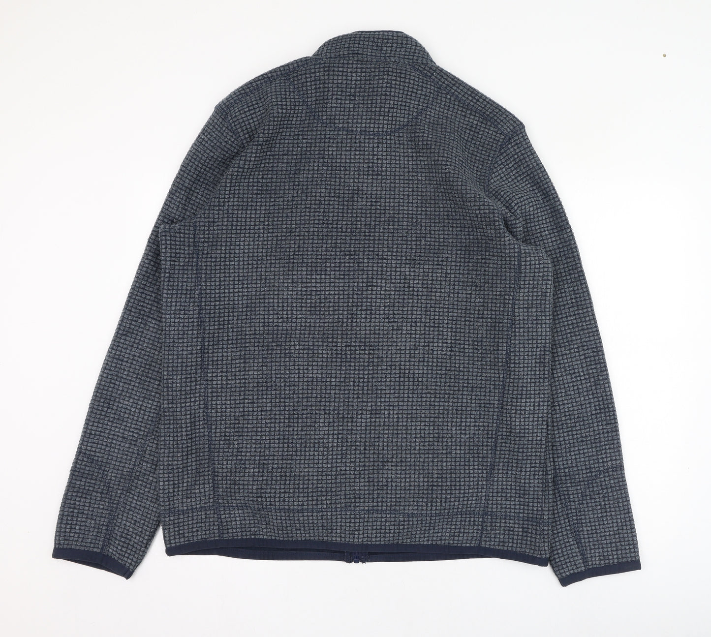 Weird Fish Mens Blue  Polyester Full Zip Sweatshirt Size M