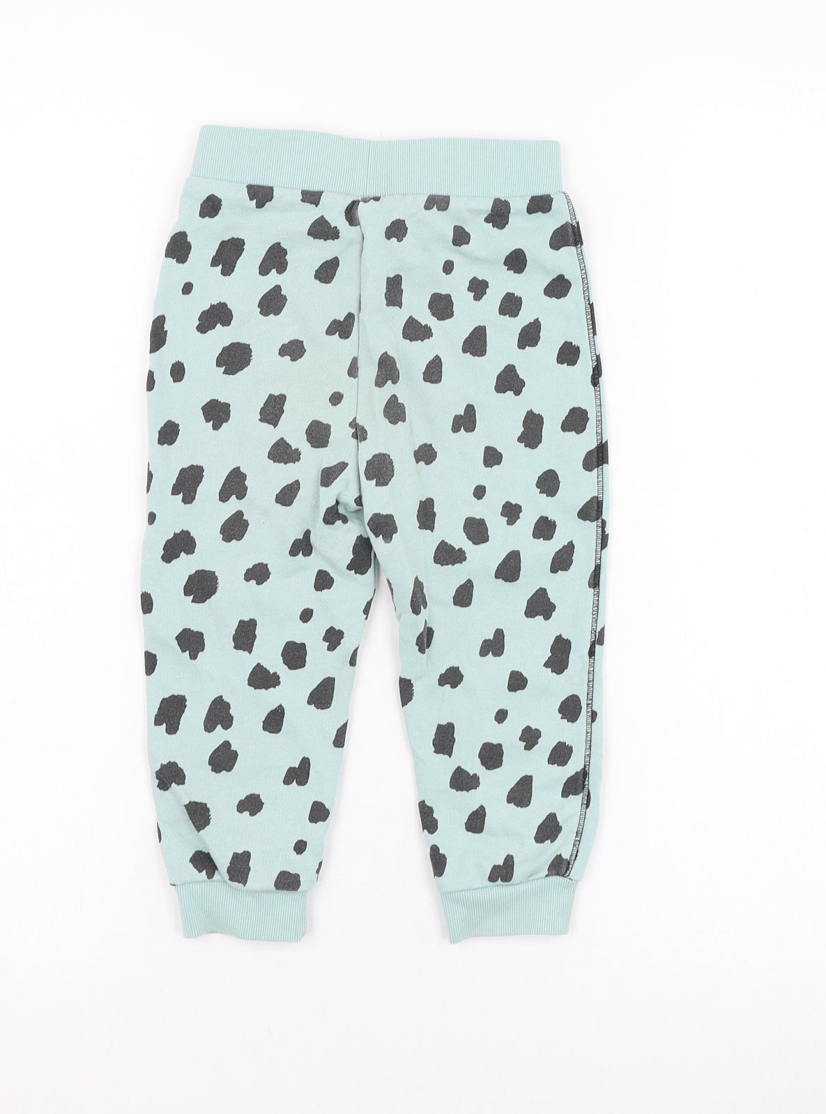 Primark Girls Green Animal Print Cotton Jogger Trousers Size 24 Months  Pullover
