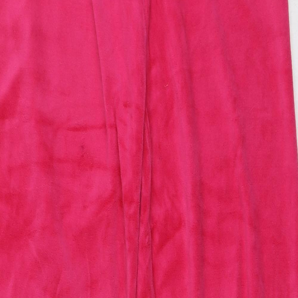 Atmosphere Womens Pink  Cotton Jogger Trousers Size 10 L28 in Regular