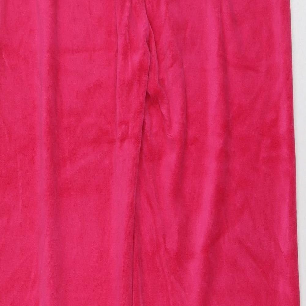 Atmosphere Womens Pink  Cotton Jogger Trousers Size 10 L28 in Regular