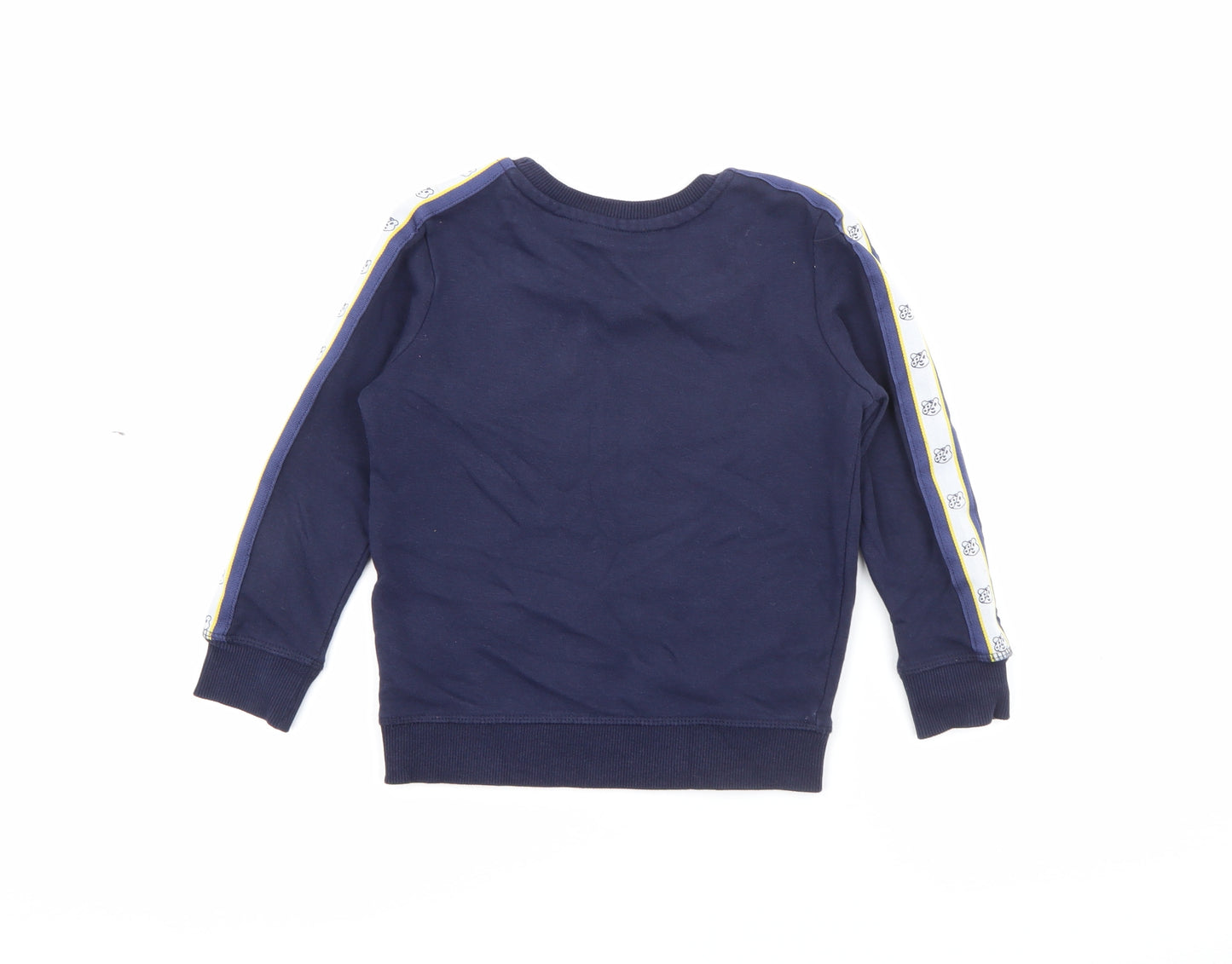 George Boys Blue  Cotton Pullover Sweatshirt Size 3-4 Years   - Pudsey