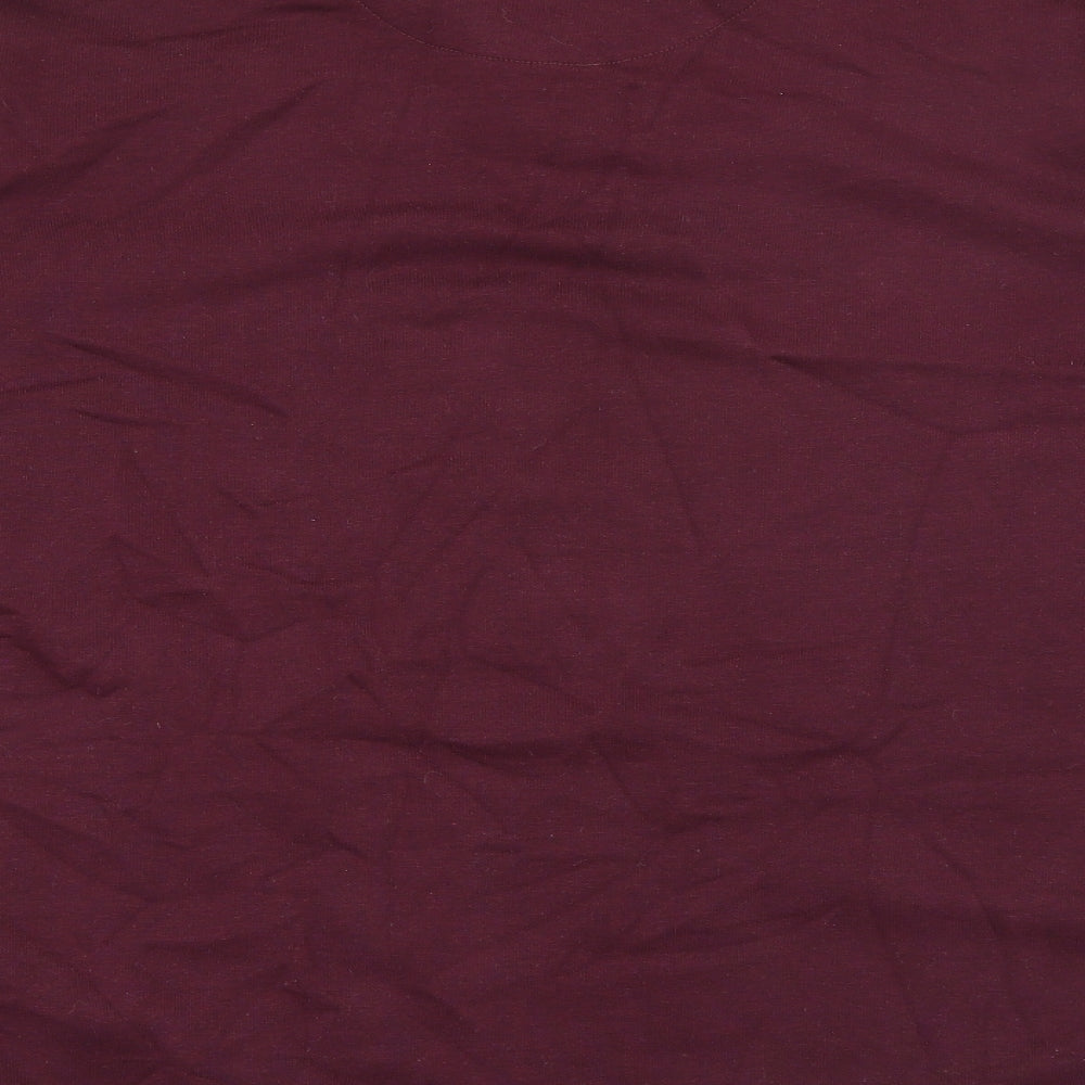 James Pringle Mens Purple  Cotton  Polo Size L Collared