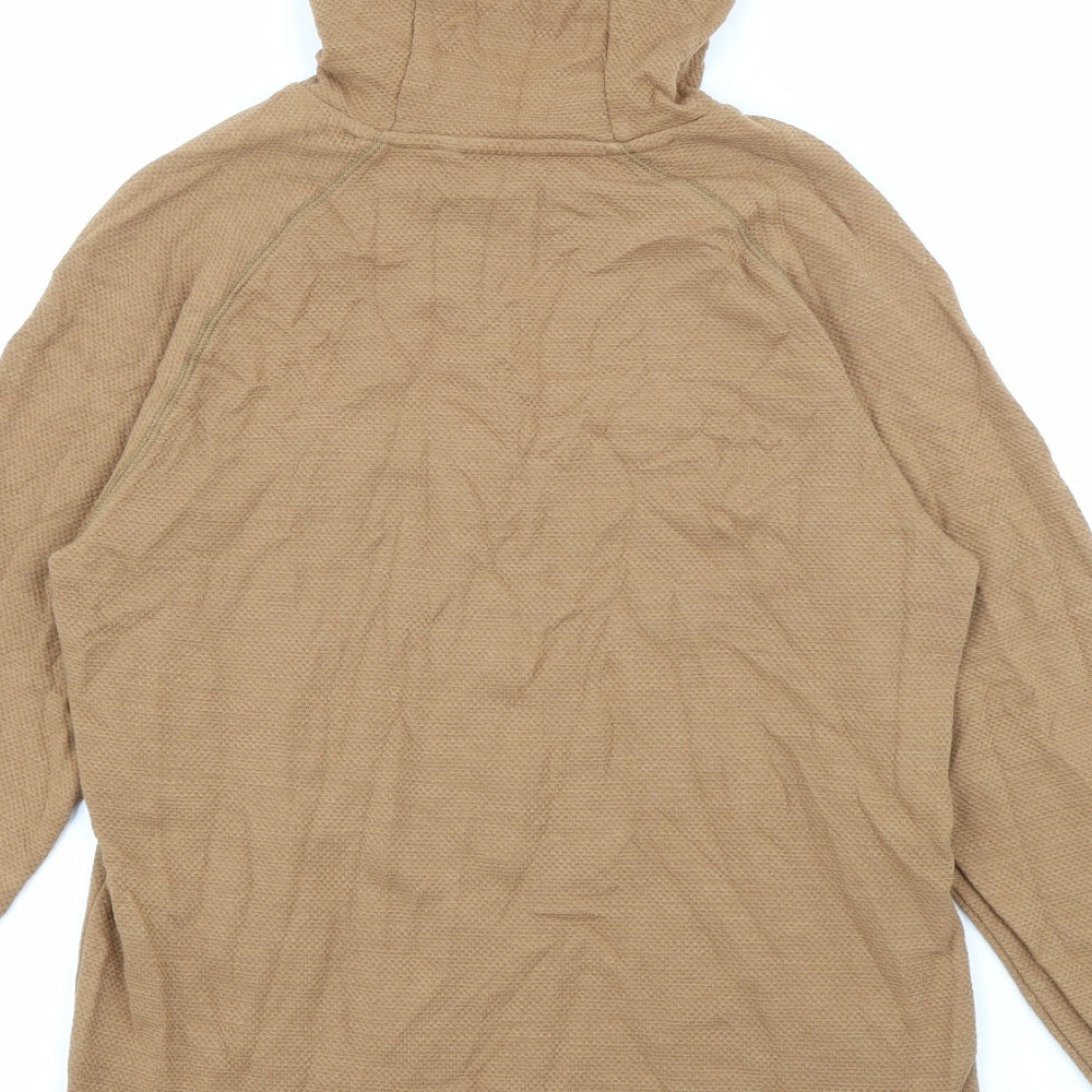 George Girls Brown  Cotton Pullover Hoodie Size 13-14 Years
