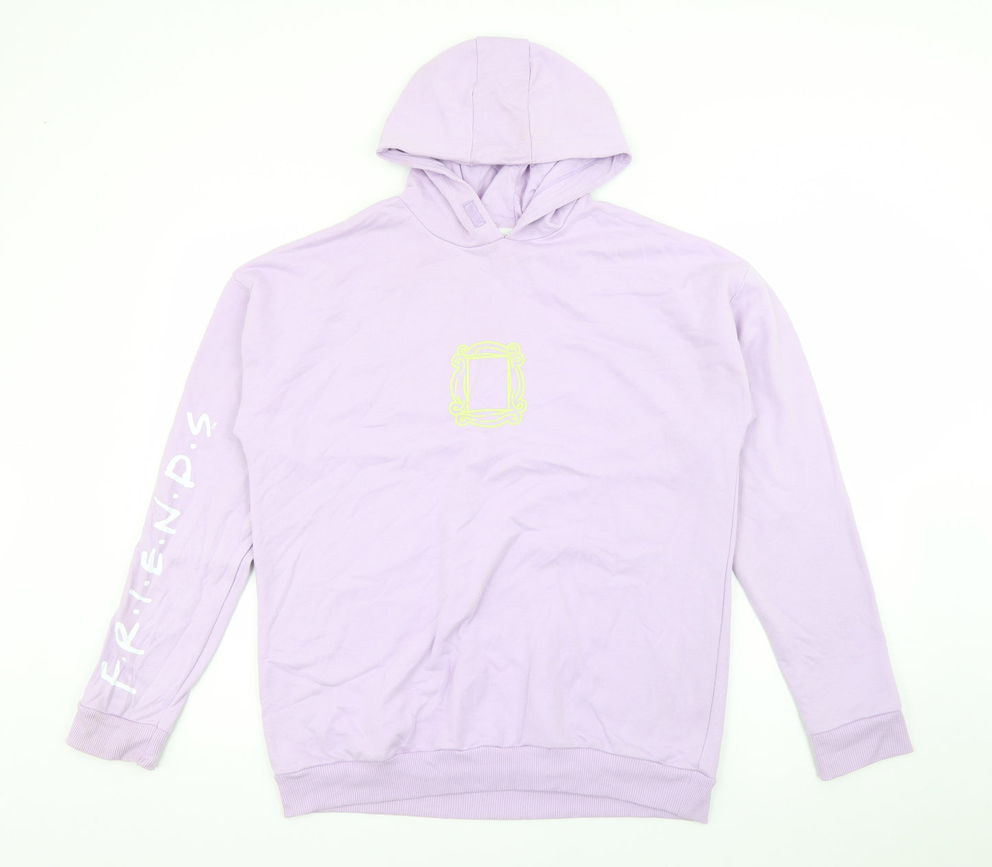 Friends Girls Purple  Cotton Pullover Hoodie Size 15-16 Years