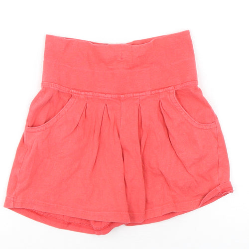 Indigo Collection Girls Pink  Cotton Sweat Shorts Size 5-6 Years  Regular