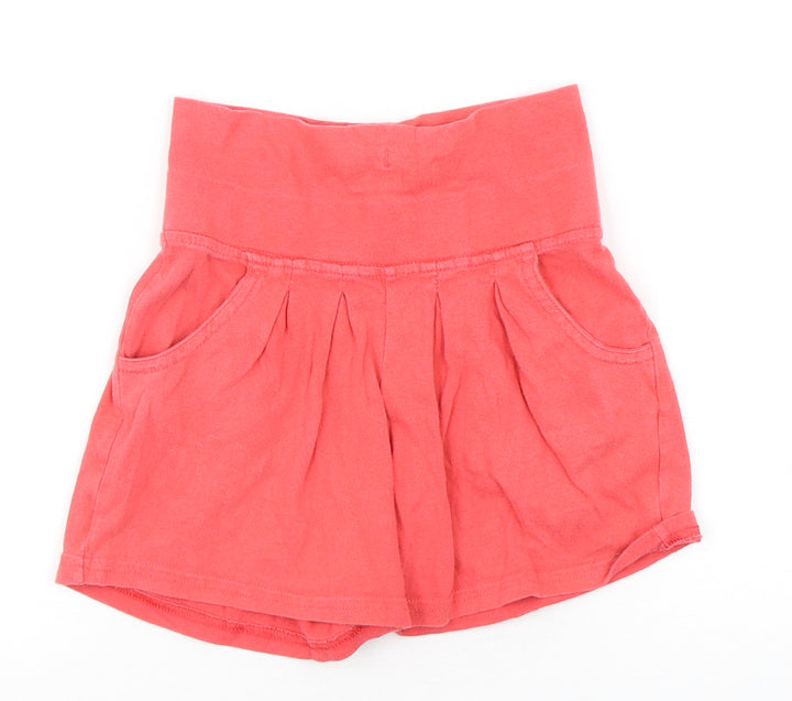 Indigo Collection Girls Pink Cotton Sweat Shorts Size 5-6 Years Regular