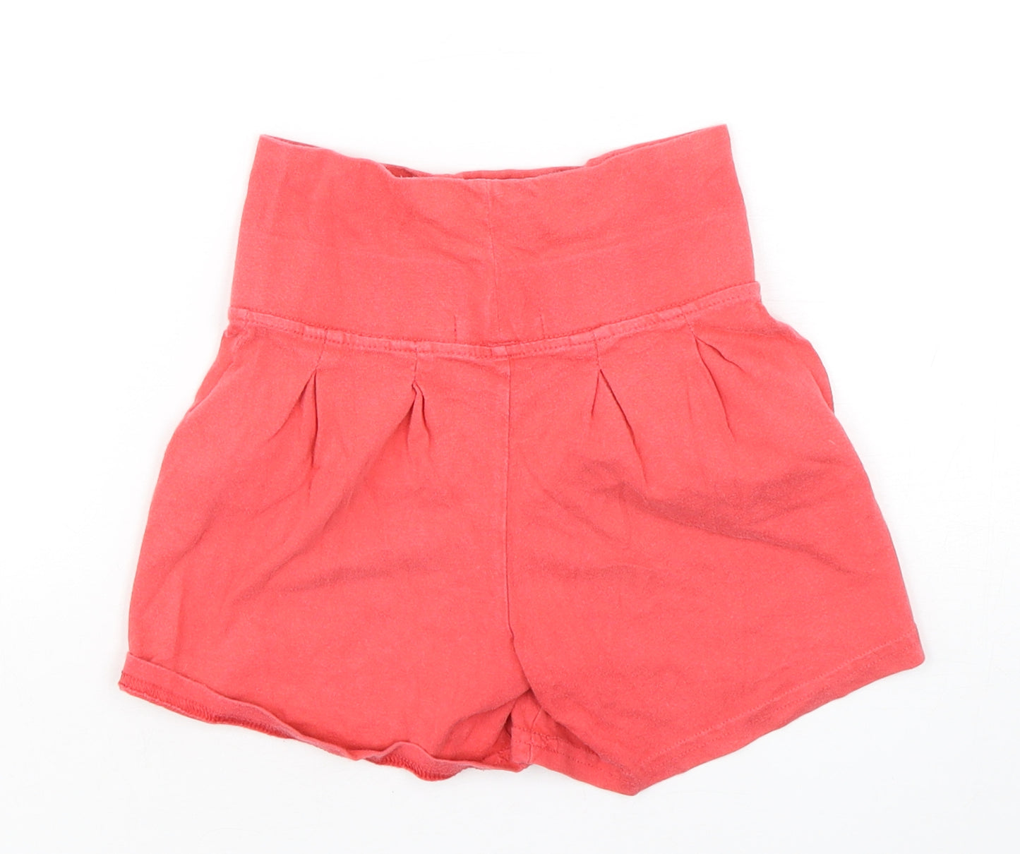 Indigo Collection Girls Pink  Cotton Sweat Shorts Size 5-6 Years  Regular