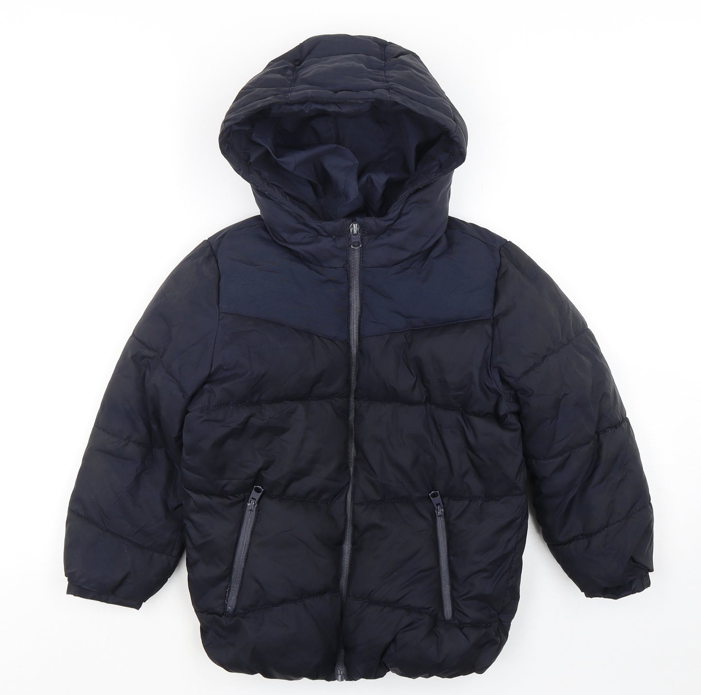 Zara Boys Blue   Puffer Jacket Coat Size 7 Years