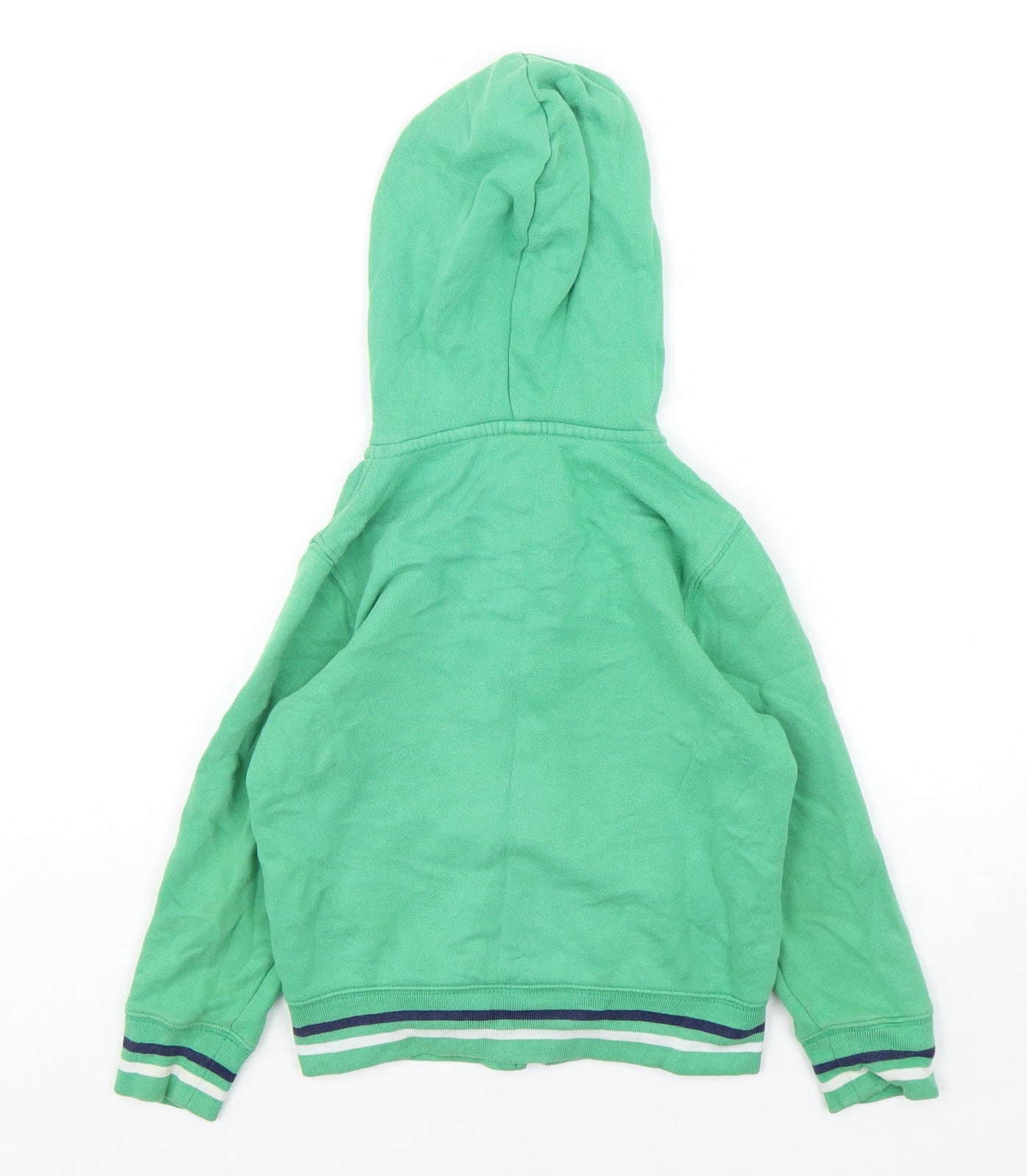 Gap Boys Green  Cotton Full Zip Hoodie Size 5 Years  Zip