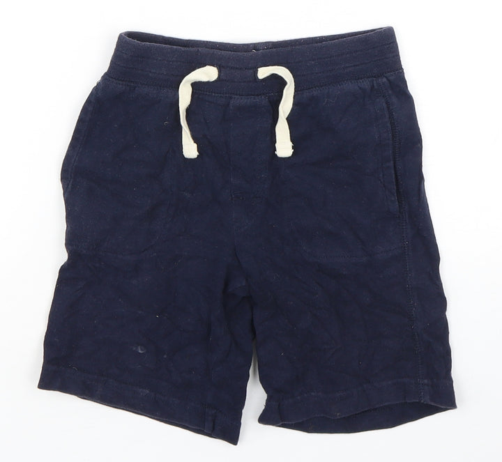 Gap Boys Blue  Cotton Sweat Shorts Size 5 Years  Regular