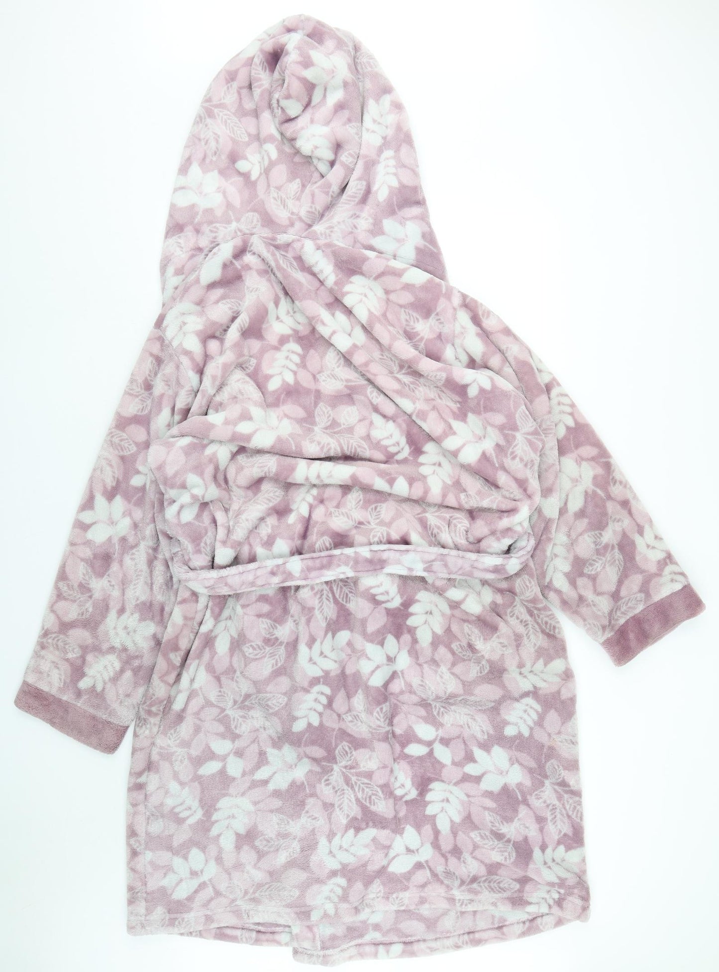 Slenderella Womens Pink Floral Polyester  Gown Size XL