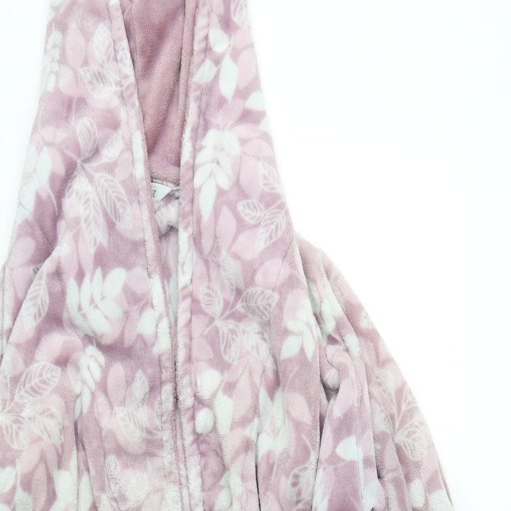 Slenderella Womens Pink Floral Polyester  Gown Size XL