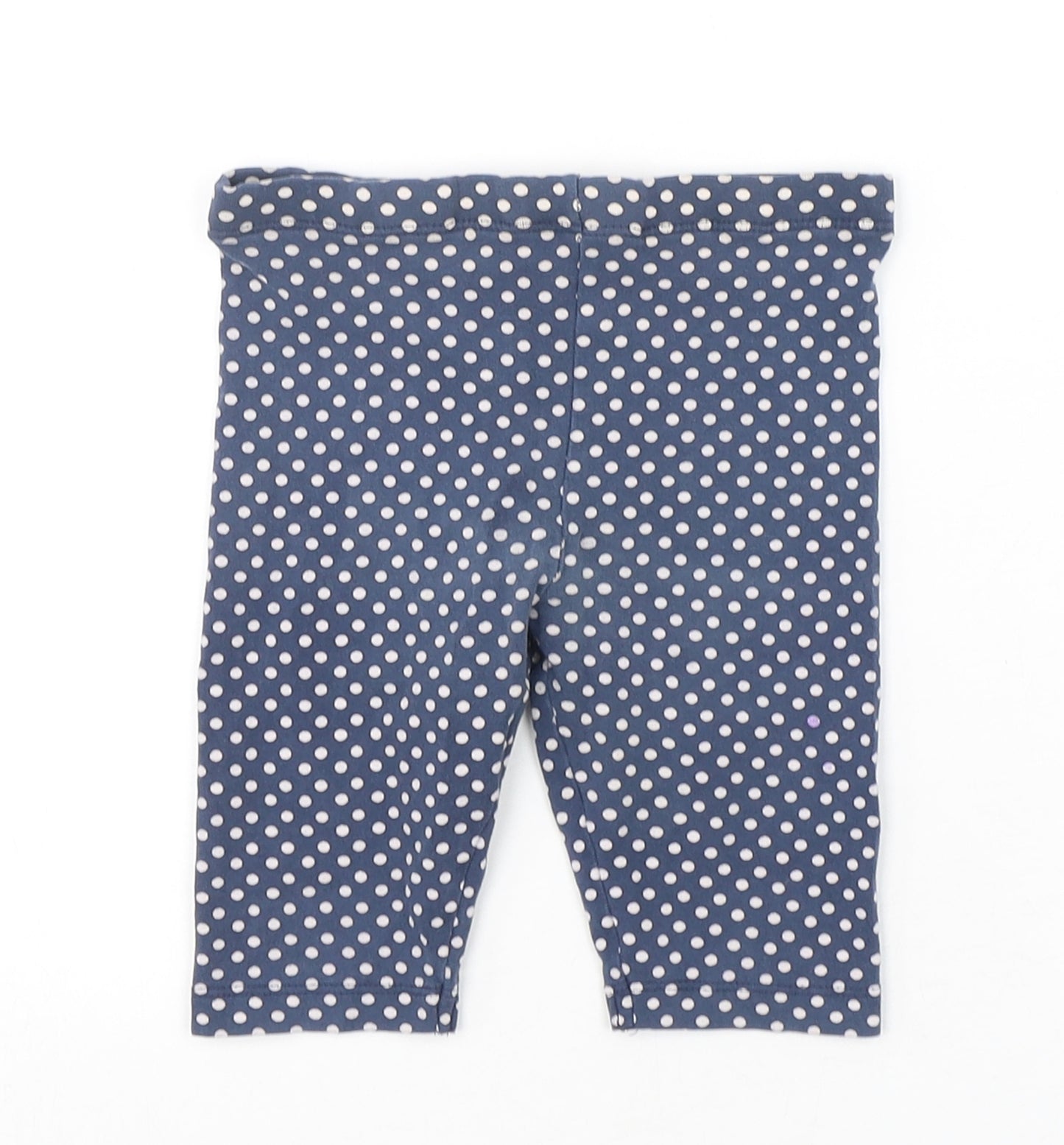George Girls Blue Geometric Cotton Biker Shorts Size 2-3 Years  Regular