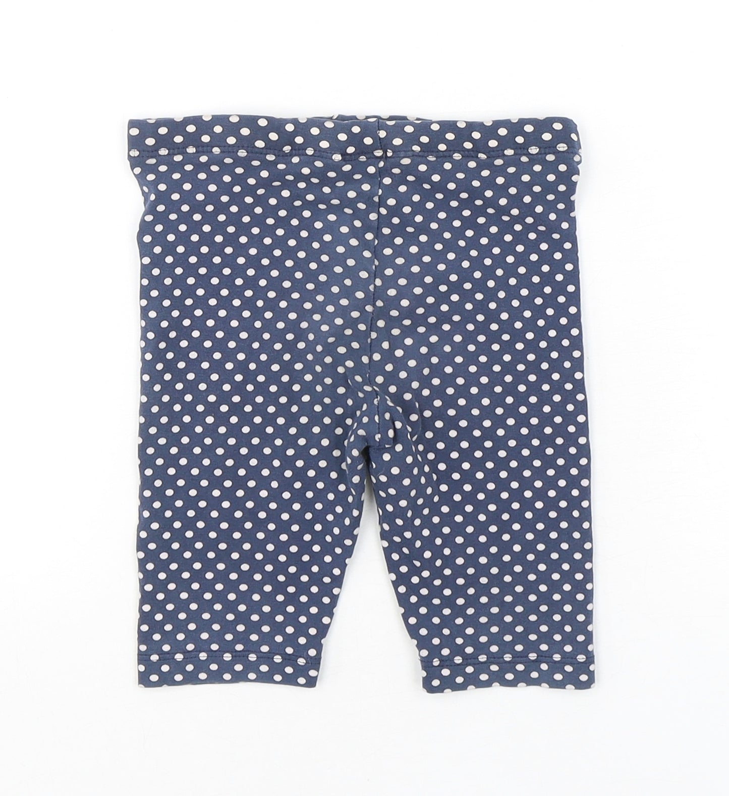 George Girls Blue Geometric Cotton Biker Shorts Size 2-3 Years  Regular
