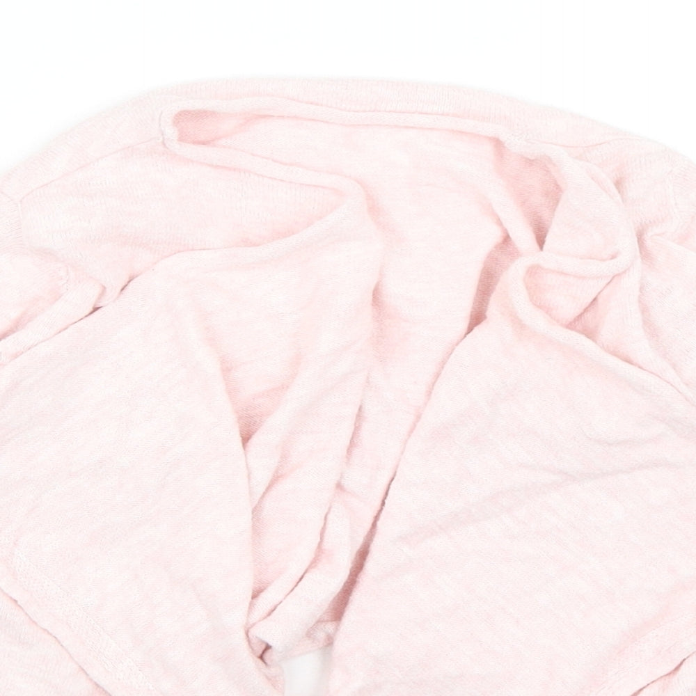 Dunnes Stores Girls Pink V-Neck  Cotton Cardigan Jumper Size 6 Years