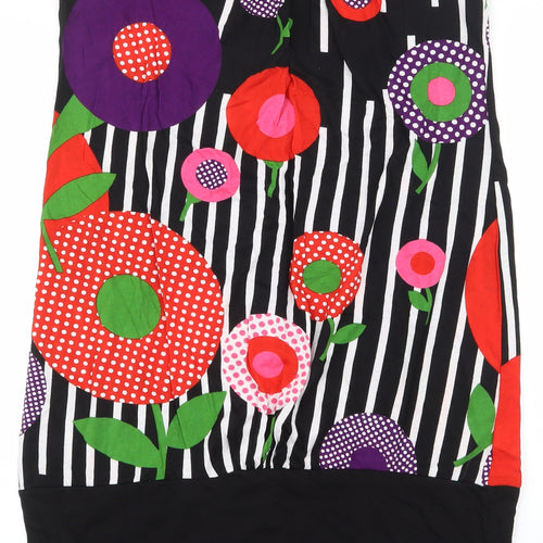 Attmosphere Womens Multicoloured Floral Cotton Straight & Pencil Skirt Size 14