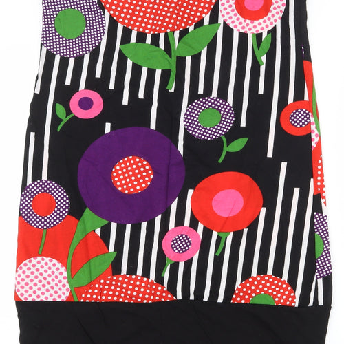 Attmosphere Womens Multicoloured Floral Cotton Straight & Pencil Skirt Size 14