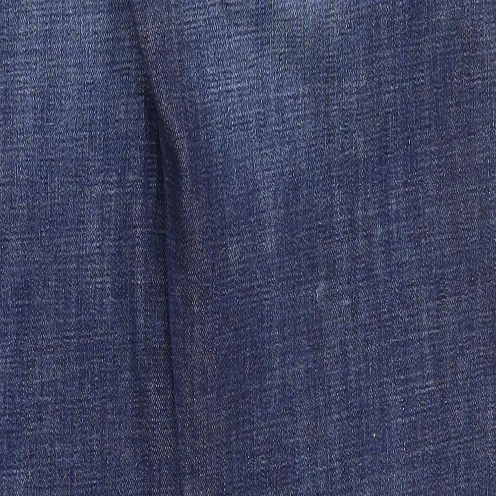 Diesel Mens Blue  Cotton Straight Jeans Size 32 in L30 in Regular Zip