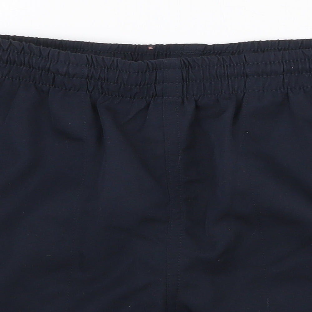 Kukri Mens Blue  100% Polyester Athletic Shorts Size S  Regular Drawstring - Inside leg 3 in