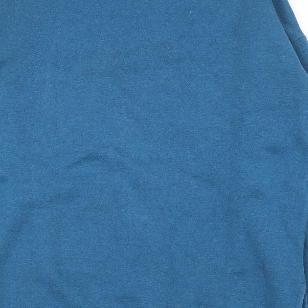 New Look Womens Blue  Polyester Pullover Sweatshirt Size 8  Pullover