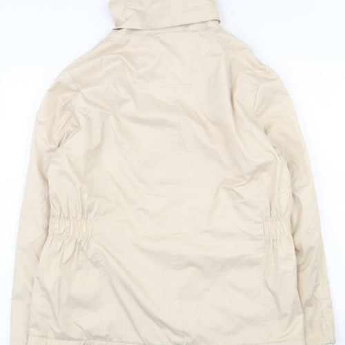 Dunnes Stores Womens Beige   Jacket  Size 10  Snap