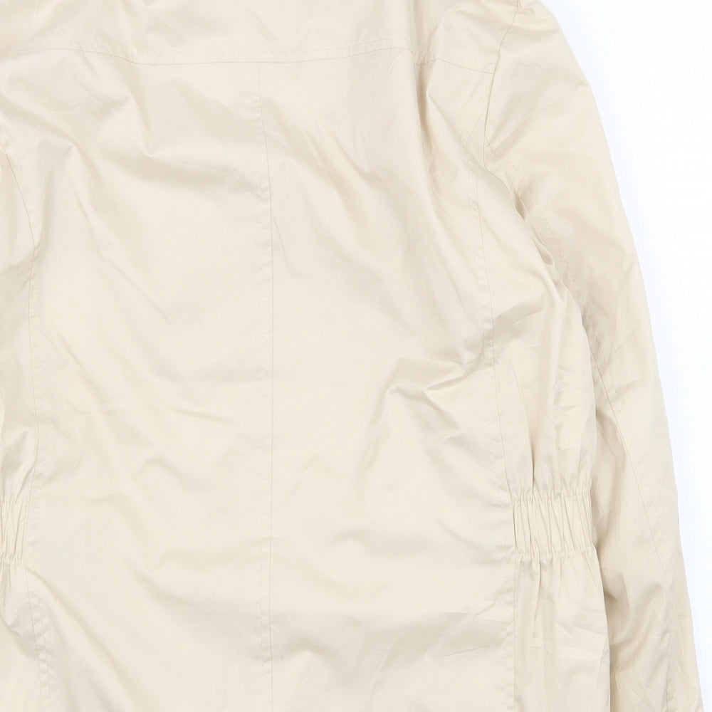 Dunnes Stores Womens Beige   Jacket  Size 10  Snap