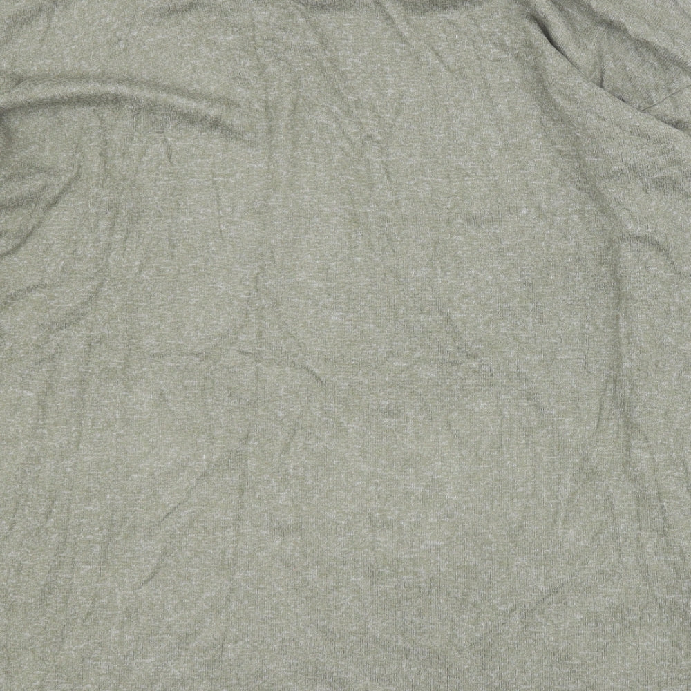 George Womens Green Round Neck  Viscose Pullover Jumper Size L