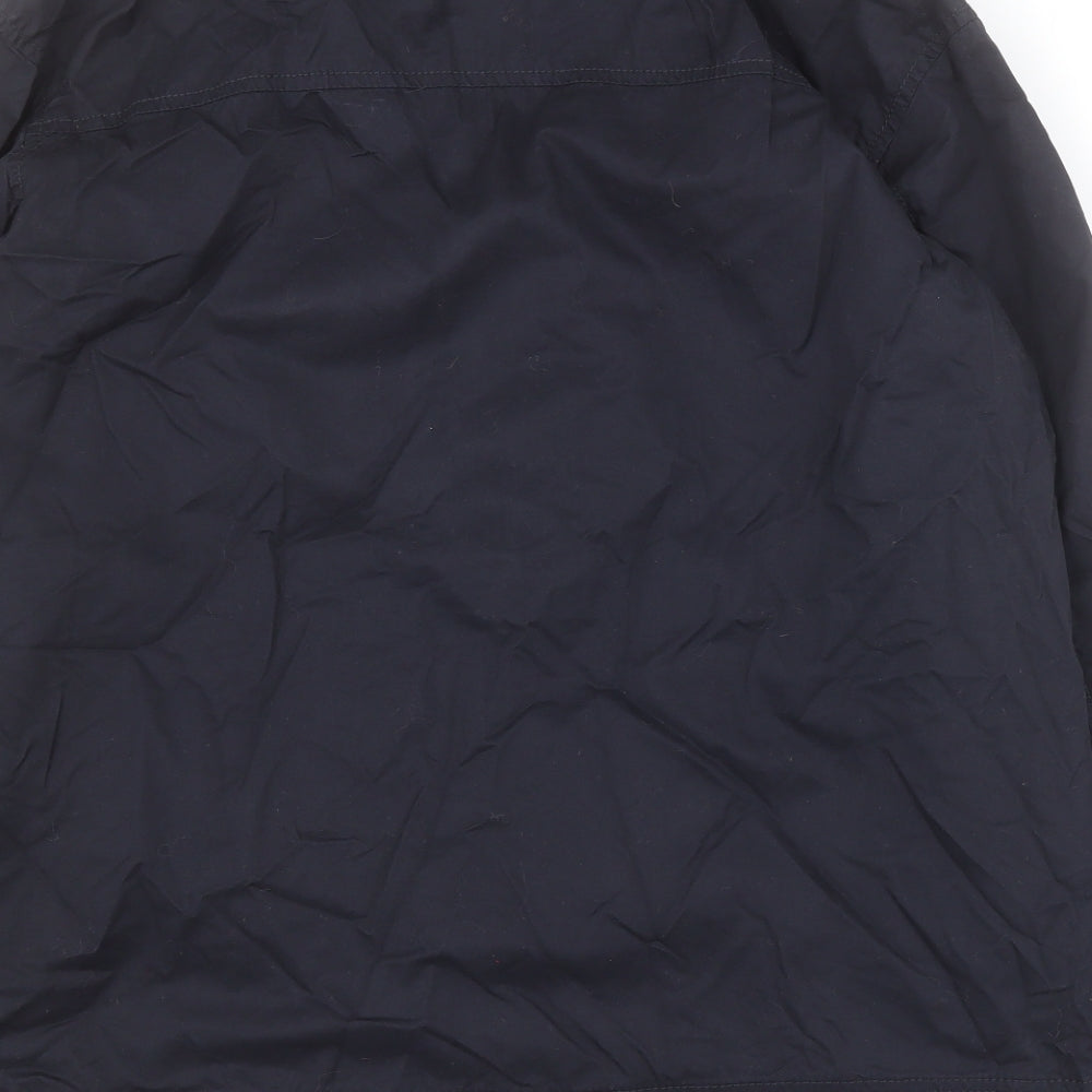 BHS Mens Black   Windbreaker Coat Size M  Zip