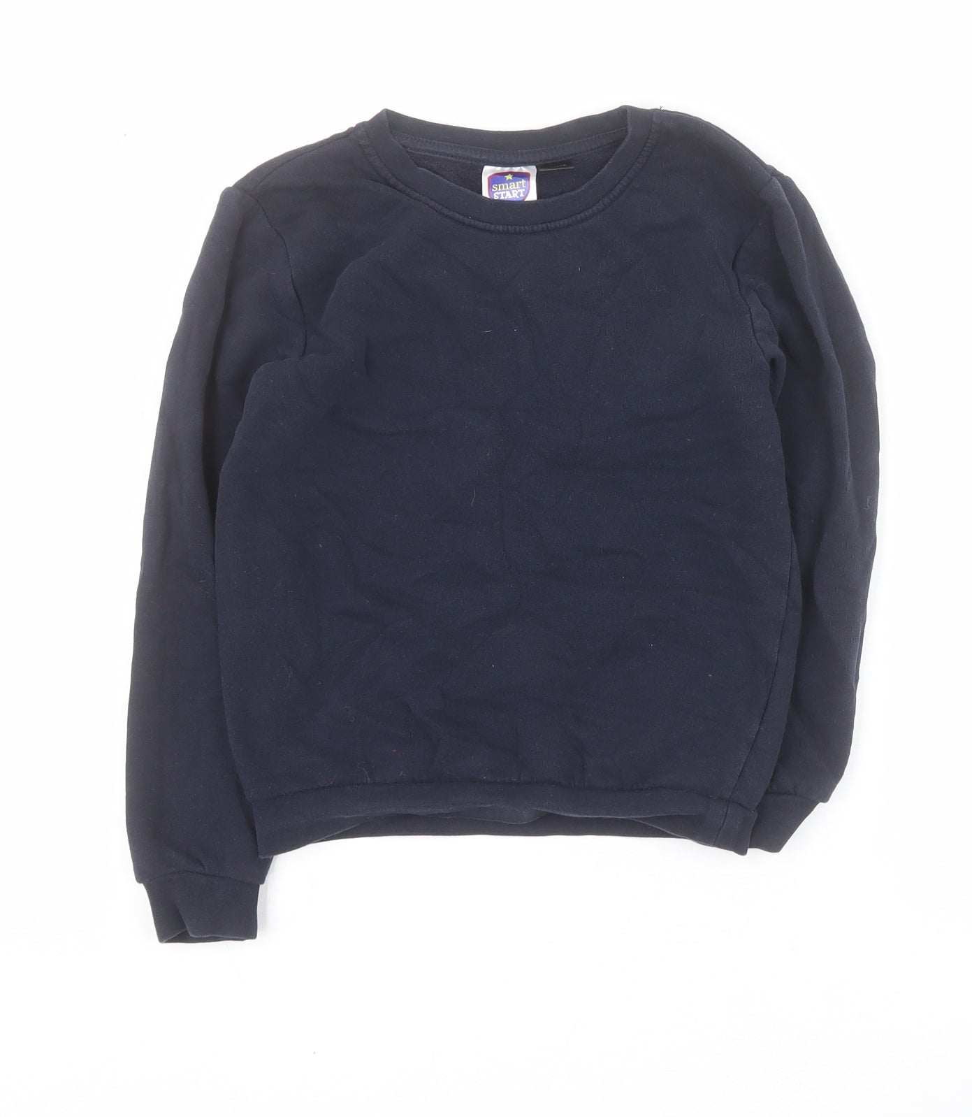 Smart Start Girls Blue  Cotton Pullover Sweatshirt Size 7-8 Years  Pullover