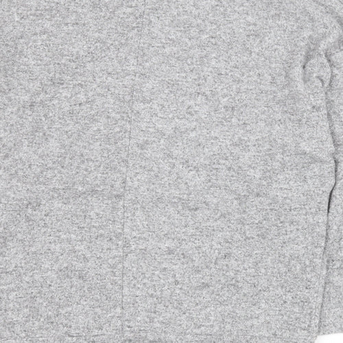 Dorothy Perkins Womens Grey Round Neck  Polyester Pullover Jumper Size 16