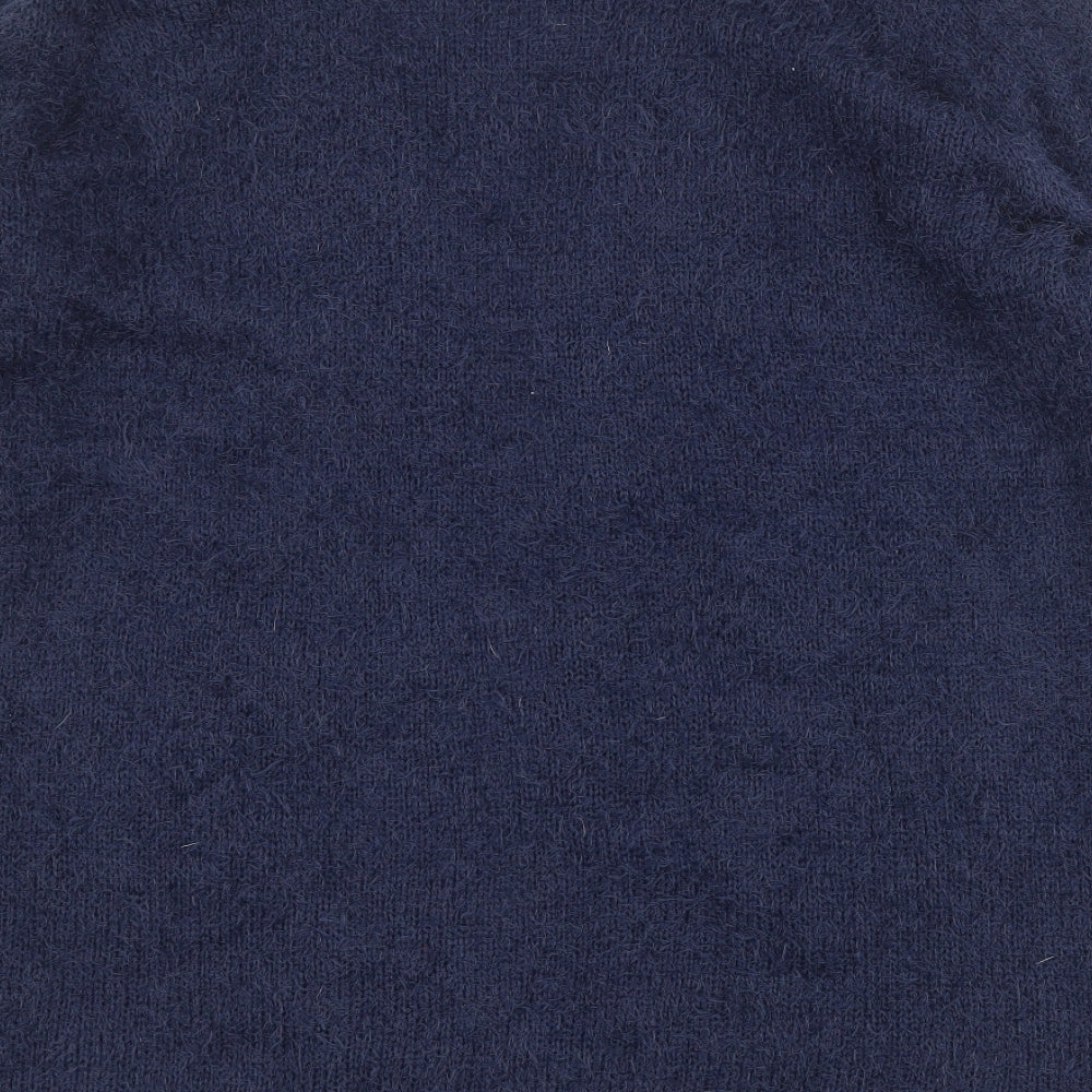 Studio Womens Blue V-Neck  Polyester Cardigan Jumper Size 20   - 20 / 22