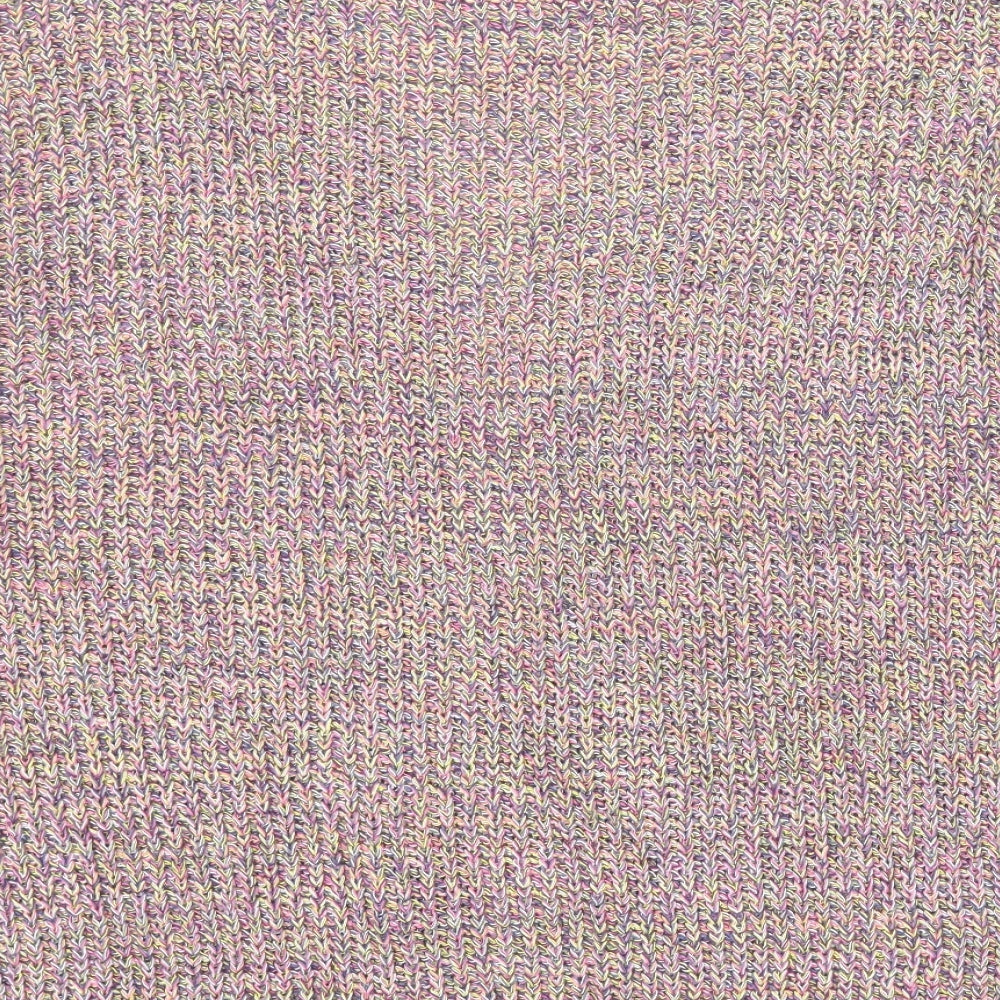 Capsule Womens Multicoloured V-Neck  Acrylic Cardigan Jumper Size S