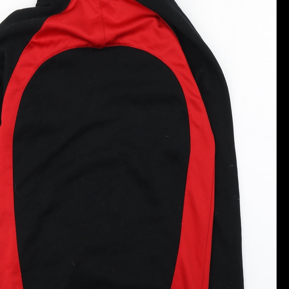 Akoa Mens Black  Polyester Pullover Hoodie Size M