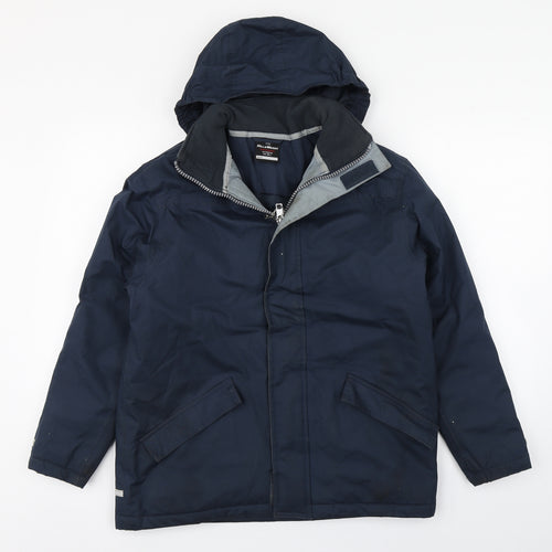 Hill&Woods Boys Blue   Rain Coat Coat Size 11-12 Years  Zip