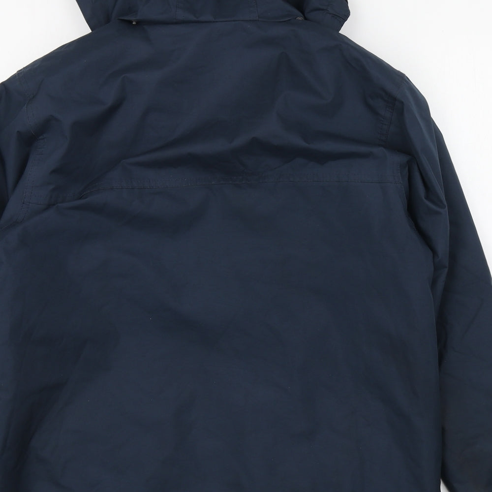 Hill&Woods Boys Blue   Rain Coat Coat Size 11-12 Years  Zip