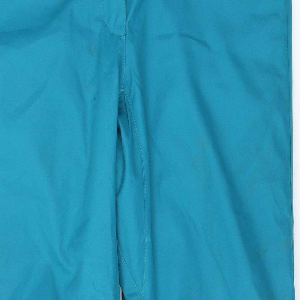 RIP CURL Womens Blue  Polyester Snow Pants Trousers Size S L30 in Regular Button