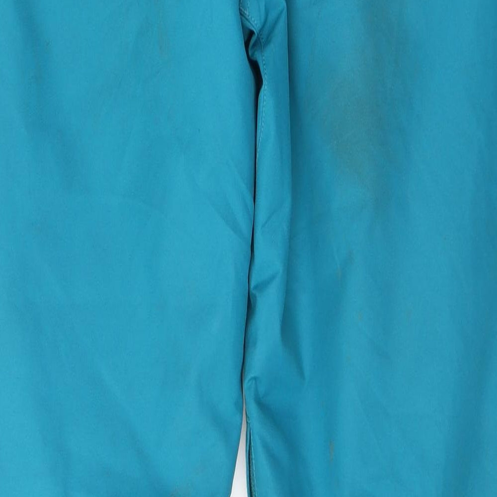 RIP CURL Womens Blue  Polyester Snow Pants Trousers Size S L30 in Regular Button
